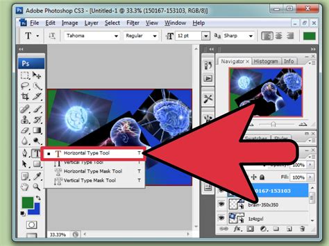 How to make a collage in Photoshop .